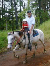 horseback riding guide Mainor in Monteverde