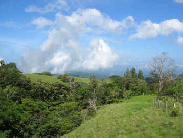 View from Monteverde to Guanacaste