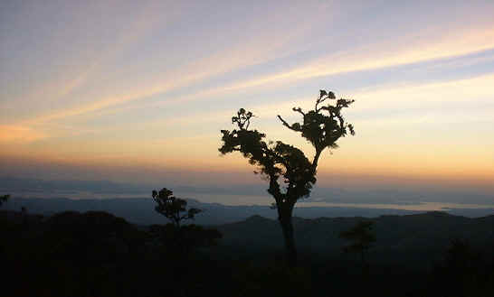 view from Monteverde to Gulf of Nicoya