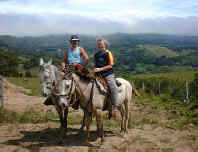 horseback riding in Monteverde Costa Rica can make people happy!!!